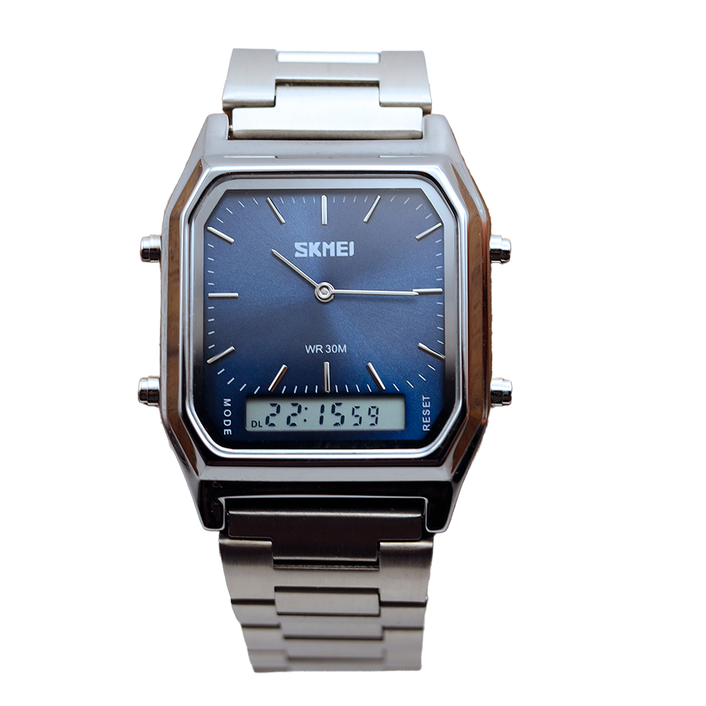 The Commander ∞ Dual Display Digi-Analog Armbåndsur
