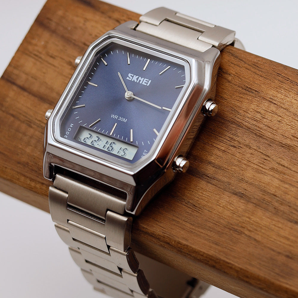 The Commander ∞ Dual Display Digi-Analog Armbåndsur