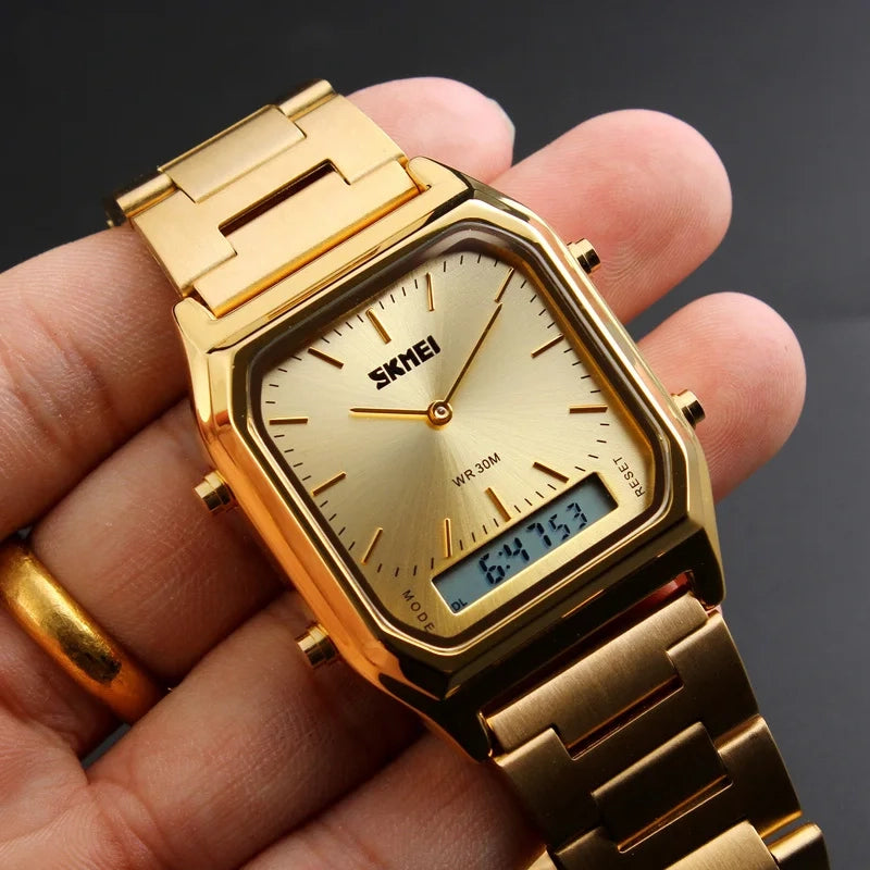 The Commander ∞ Dual Display Digi-Analog Armbåndsur