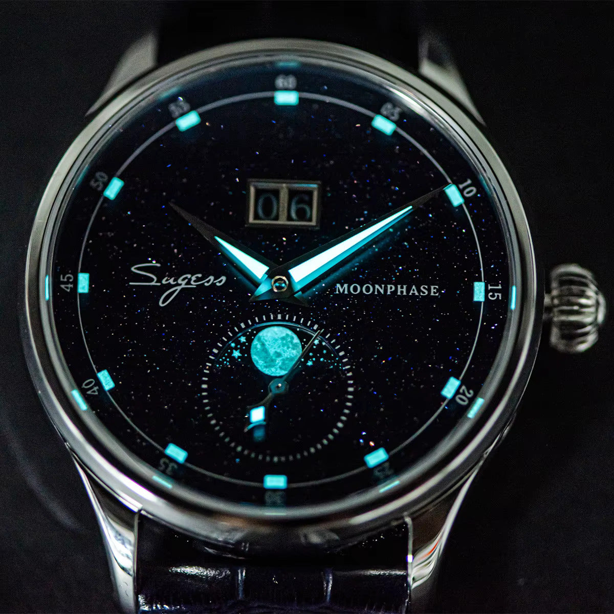 Stargazer ∞ Premium automatisk månefaseklokke