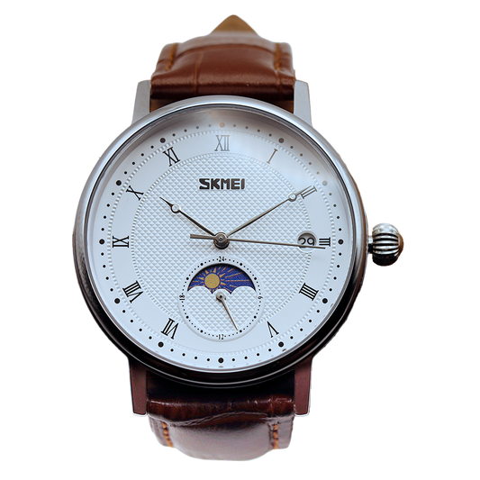 The Aviator ∞ Stilren pilotklokke med månekomplikasjon