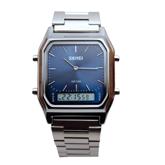 The Commander ∞ Dual Display Digi-Analog Armbåndsur