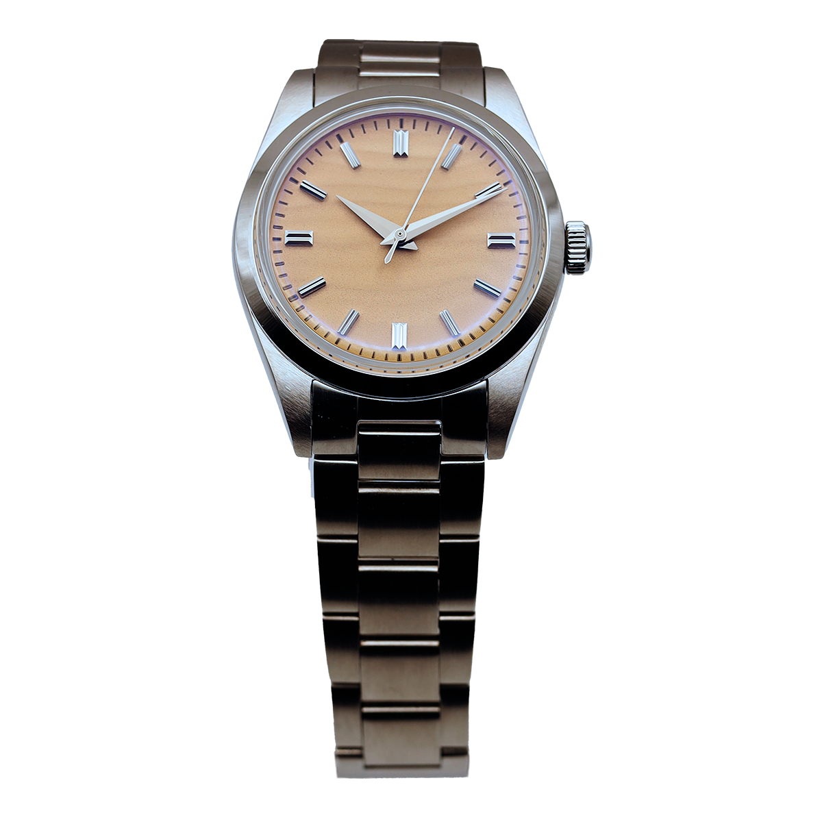 The Nomad ∞ Sandbørstet analog klokke med et japansk hjerte